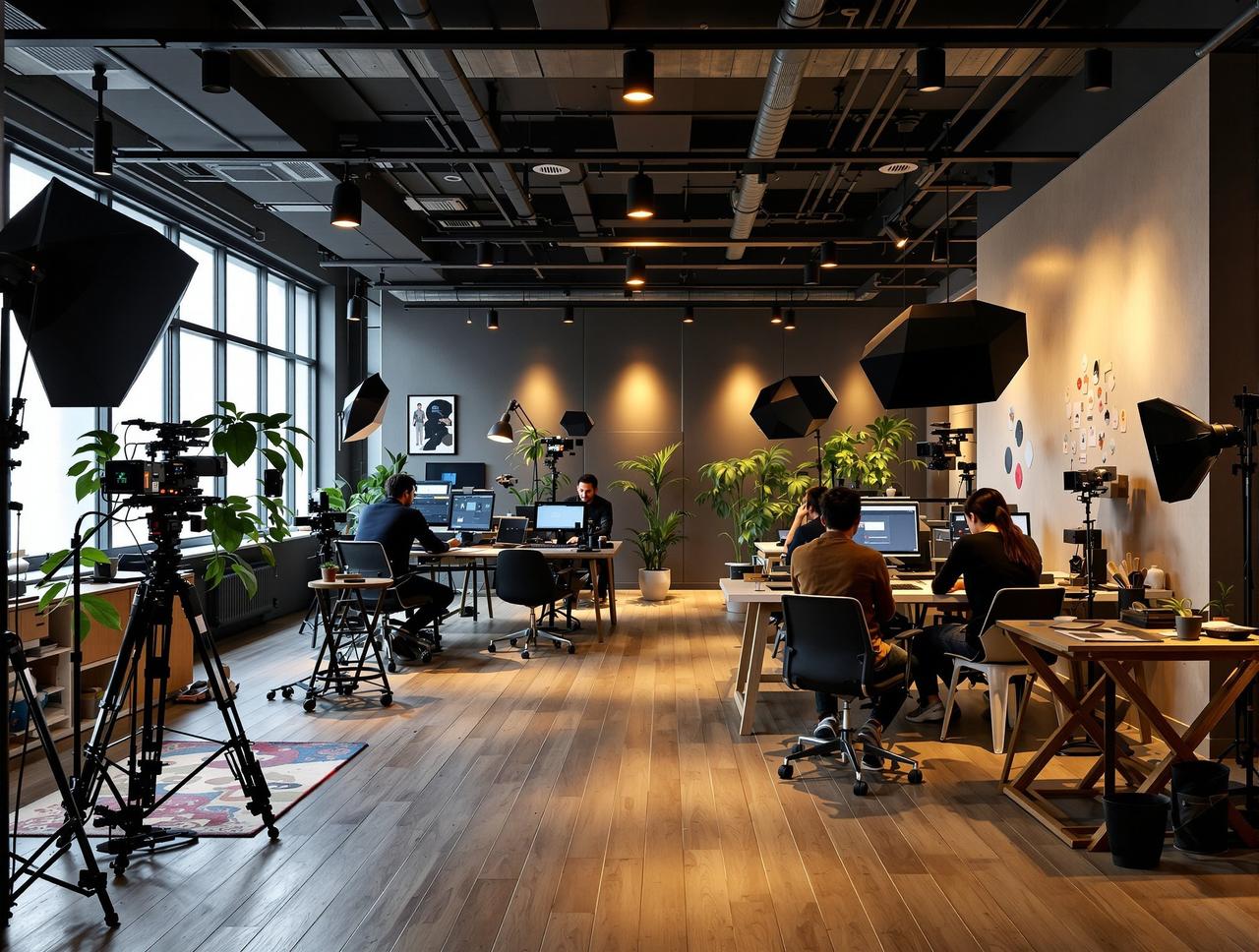 爱爱视频传媒公司办公环境